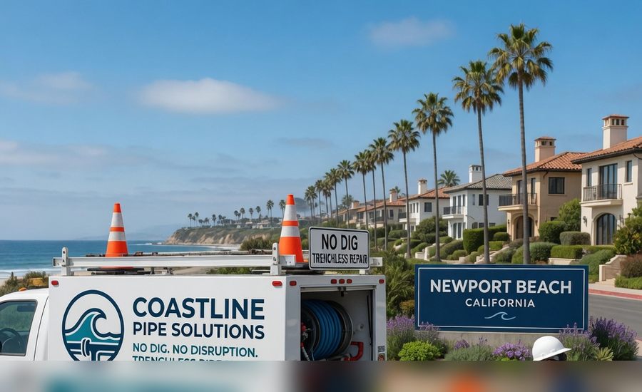 Pipe lining Big Canyon Newport Beach CA