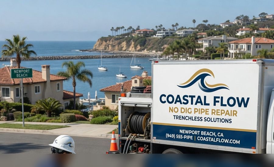 Trenchless pipe lining Newport Beach CA